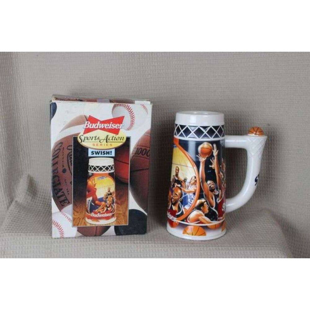 Collectables - Budweiser Sports Action Series - Swish Basketball Stein